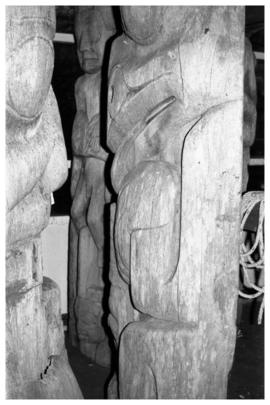 Totem poles, etc at Museum of Anthropology