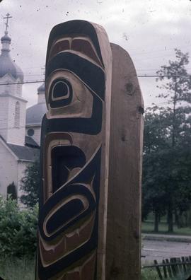 Mosquito Totem Pole, top rear view