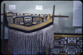 Chilkat robe and pattern board