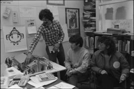 Norman Tait at the Native Education offices