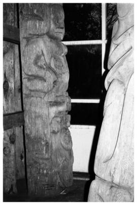 Totem poles, etc at Museum of Anthropology