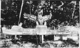 Indian totem pole - Alert Bay, BC