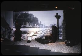 View of photo mural