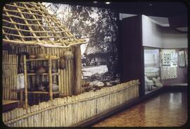 Model house in the National Museum of Anthropology in Mexico