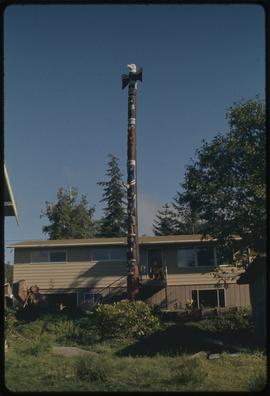 Forest DeWitt Jr. totem pole (newest in) Ketchikan, Alaska