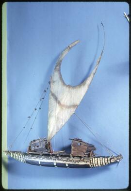 Model boat from New Guinea