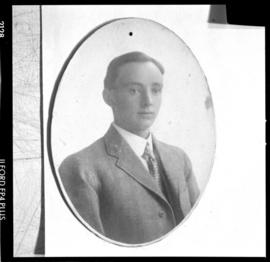 Portrait of a young man in western dress