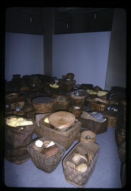 Baskets in the new Museum of Anthropology building