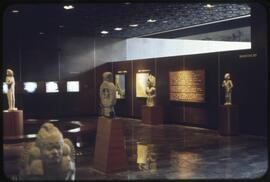 Interior view of the National Museum of Anthropology in Mexico