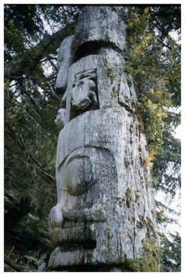 Ninstints (?), totem pole