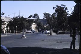 Plaza in a city in northern Ethiopia