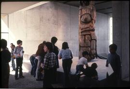 School group at the Museum of Anthropology