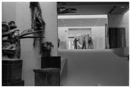 Display set-up, Museum of Anthropology, U.B.C.