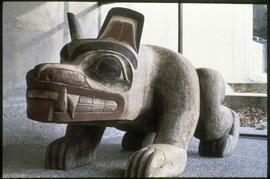 Bill Reid's bear sculpture in the Museum of Anthropology
