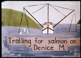 Trolling for Salmon on the Denice M.