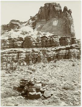 Old Zuni Shrine with Zuni Mesa in the Background
