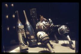 Rattles on display in Montréal