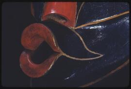 Detail of a Dzunuk'wa mask by Willie Seaweed
