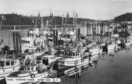 Fishing Fleet, Alert Bay, B. C.