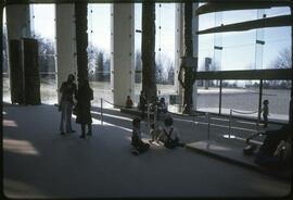 Children's group visiting the Museum of Anthropology