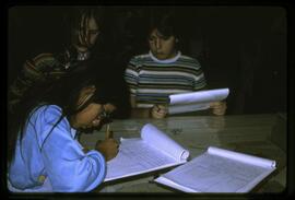 School group at the Museum of Anthropology