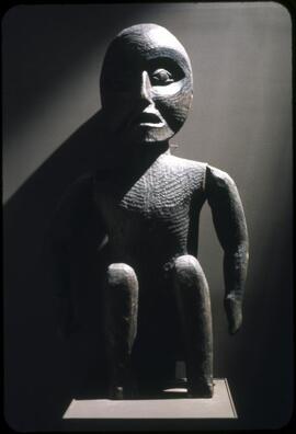 Ancestor figure on display in Montréal