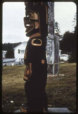 Base figure of a totem pole