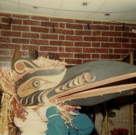 Person with mask