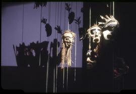 Masks on display in Montréal