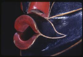 Detail of a Dzunuk'wa mask by Willie Seaweed