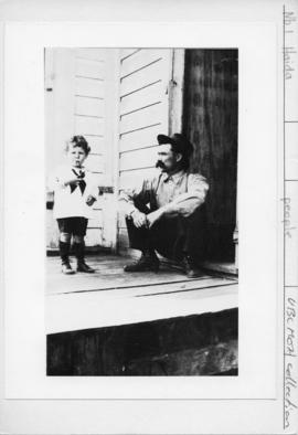 Bill Reid and his grandfather Charles Gladstone