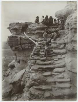 Cliffside steps