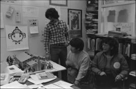 Norman Tait at the Native Education offices