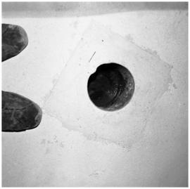 New museum water stains