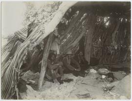 Group of men in a Hogan