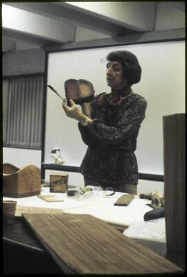 Hilary Stewart teaching a workshop