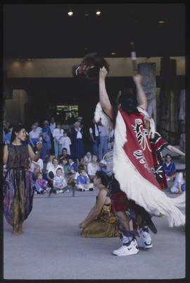 Dancers performing