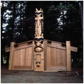 Haida Housefront by Gerry Marks & Francis Williams for National Museum of Ethnology, Osaka, J...