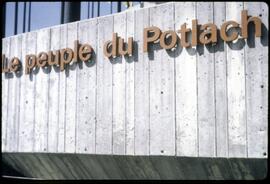 Entrance sign for the pavilion in Montréal