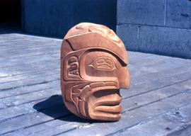 Arts of Ronen mask, side view