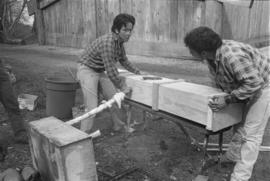 [Preparing for first steam outside]