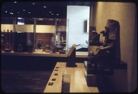 Interior view of the National Museum of Anthropology in Mexico