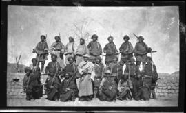 Tibetan officer and troops (Khamba [escort])