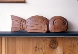 Halibut carving