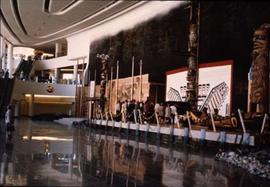 Interior shot of a museum gallery