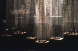 Argillite sculptures in the winter dance room