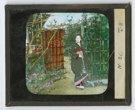 Girl in garden