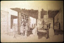 Drawing of the foyer of the new Museum of Anthropology