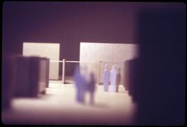 Model of interior of the Museum of Anthropology