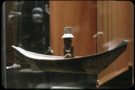 Model canoe on display in Montréal